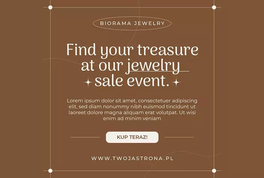 Projekt Graficzny - Kampania E-Marketing Facebook Instagram