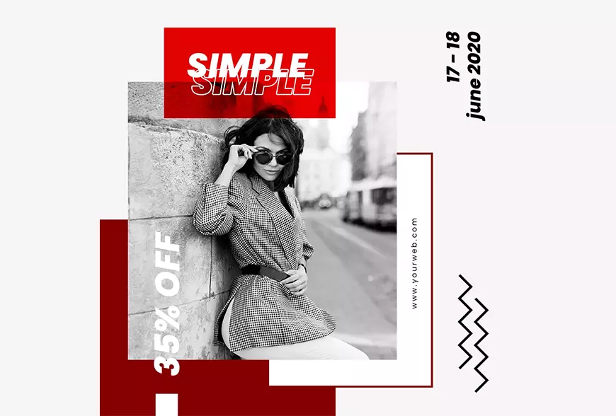 Projekt Graficzny - Kampania E-Marketing Facebook Instagram