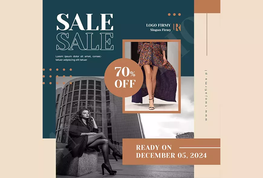 Projekt Graficzny - Kampania E-Marketing Facebook Instagram