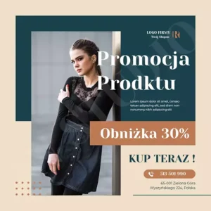 Projekt Graficzny - Kampania E-Marketing Facebook Instagram