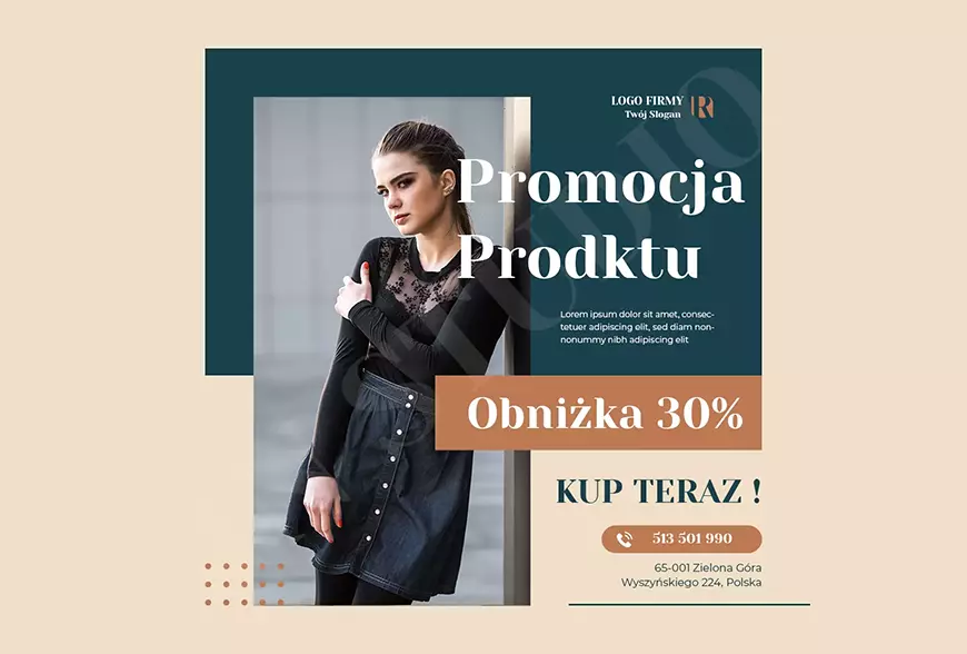 Projekt Graficzny - Kampania E-Marketing Facebook Instagram
