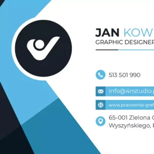Projekt Graficzny Wizytówki Firmowej |  Wizytówka Biznesowa