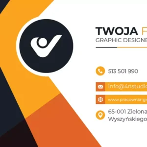 Projekt Graficzny Wizytówki Firmowej |  Wizytówka Biznesowa