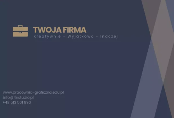 Projekt Graficzny Wizytówki Firmowej |  Wizytówka Biznesowa