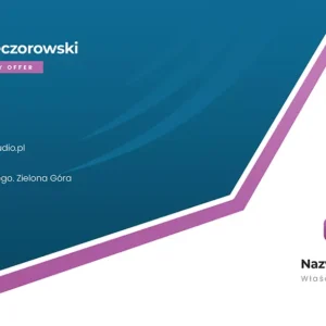 Projekt Graficzny Wizytówki Firmowej |  Wizytówka Biznesowa
