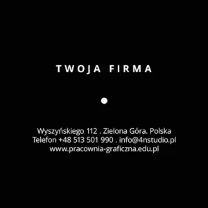 Projekt Graficzny Wizytówki Firmowej |  Wizytówka Biznesowa